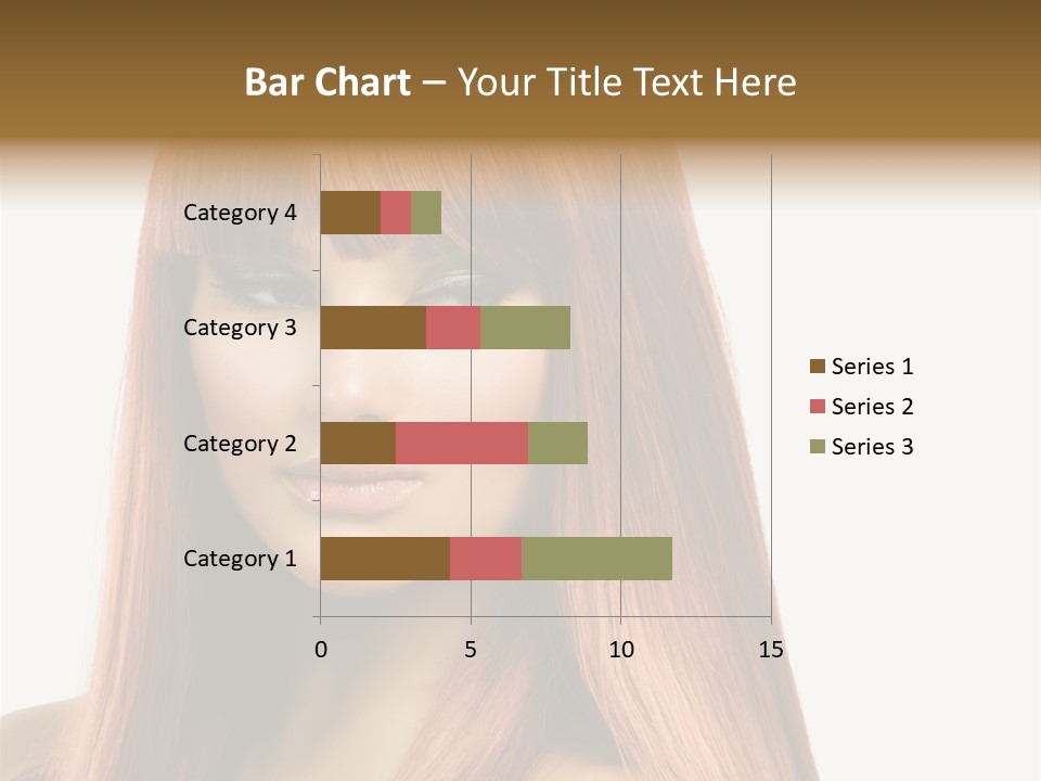 Vibrant Woman Haircut PowerPoint Template