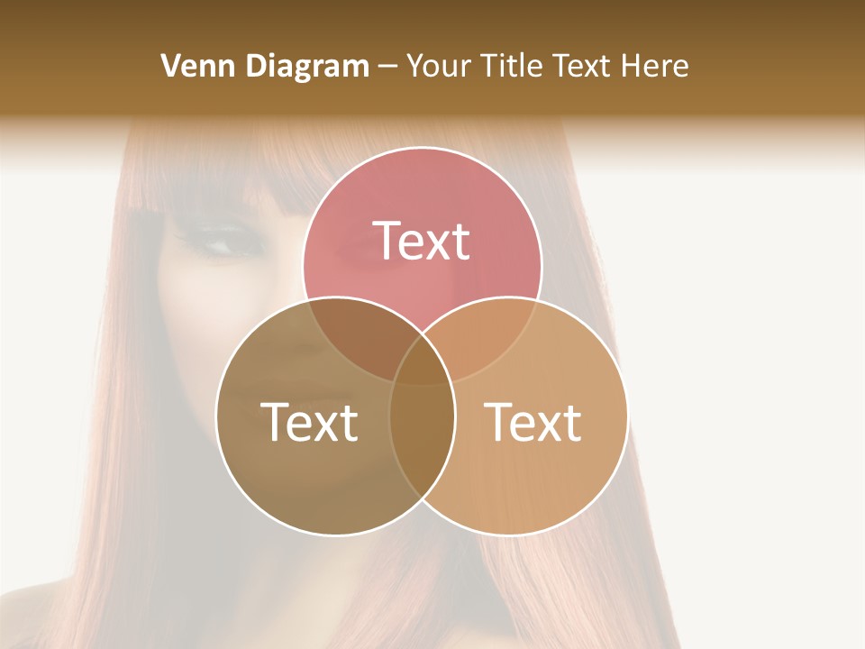 Vibrant Woman Haircut PowerPoint Template