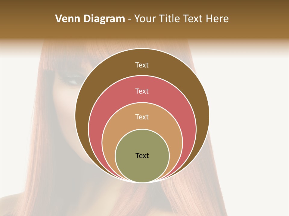 Vibrant Woman Haircut PowerPoint Template