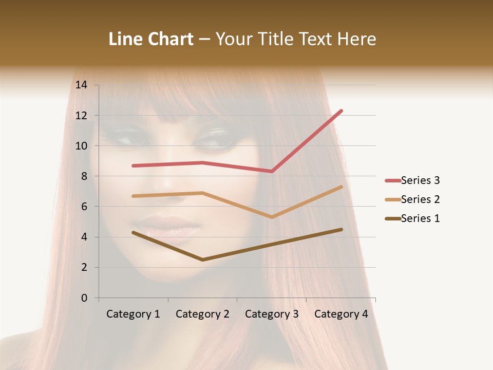 Vibrant Woman Haircut PowerPoint Template