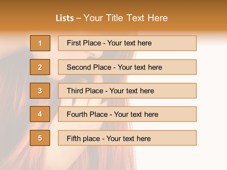 Luxury Styling Isolated PowerPoint Template