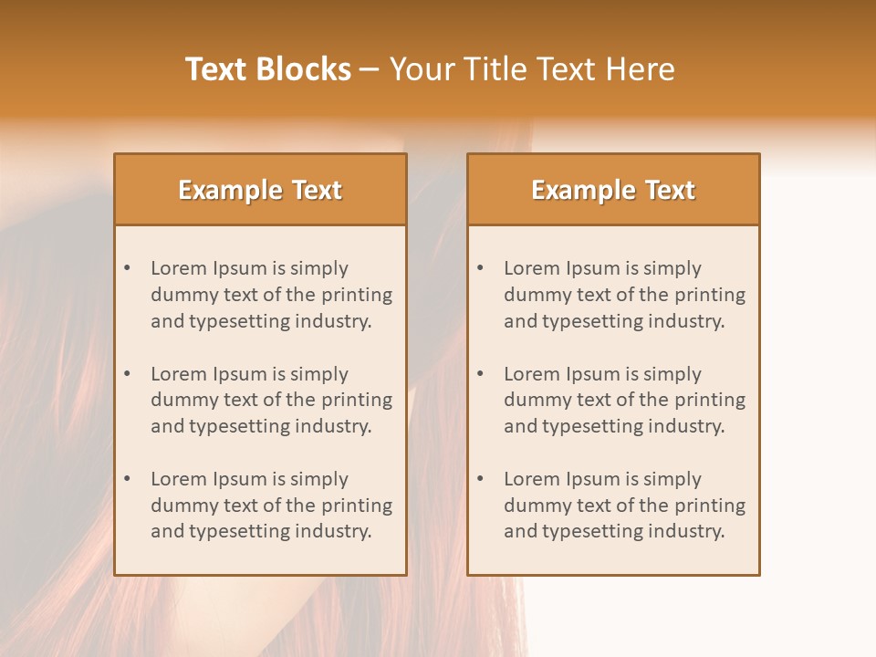 Luxury Styling Isolated PowerPoint Template