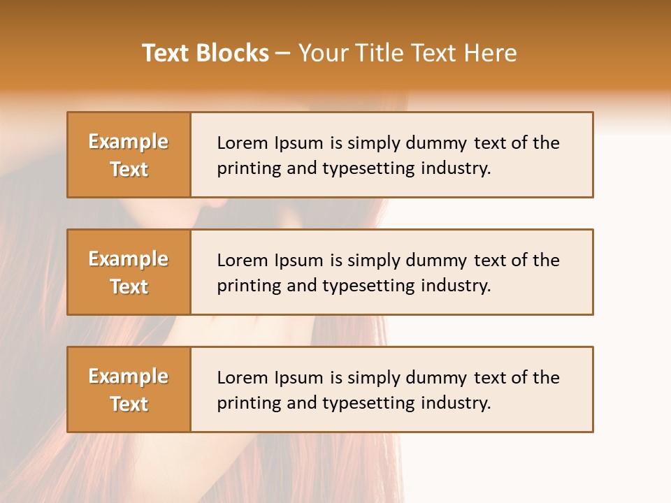 Luxury Styling Isolated PowerPoint Template