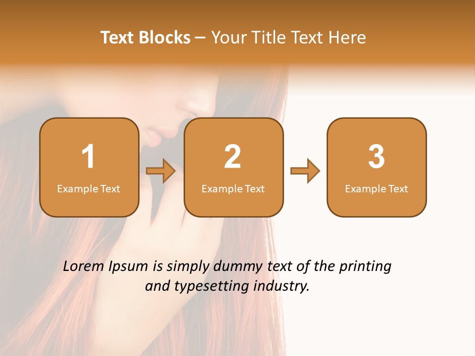 Luxury Styling Isolated PowerPoint Template