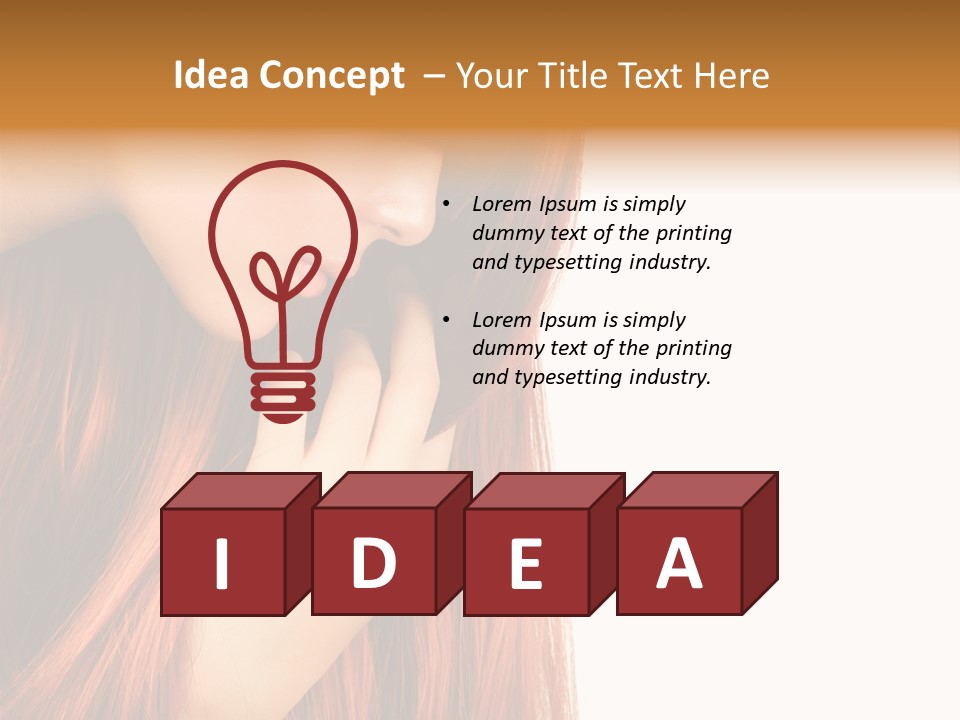 Luxury Styling Isolated PowerPoint Template