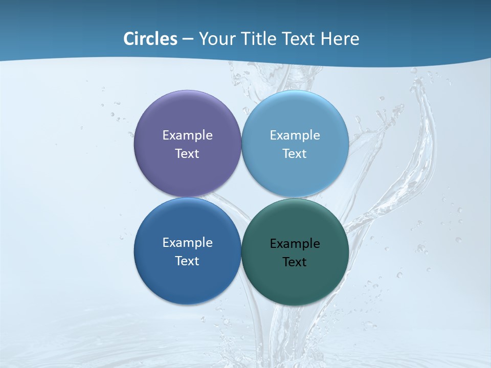 Studio Blue Ripple PowerPoint Template