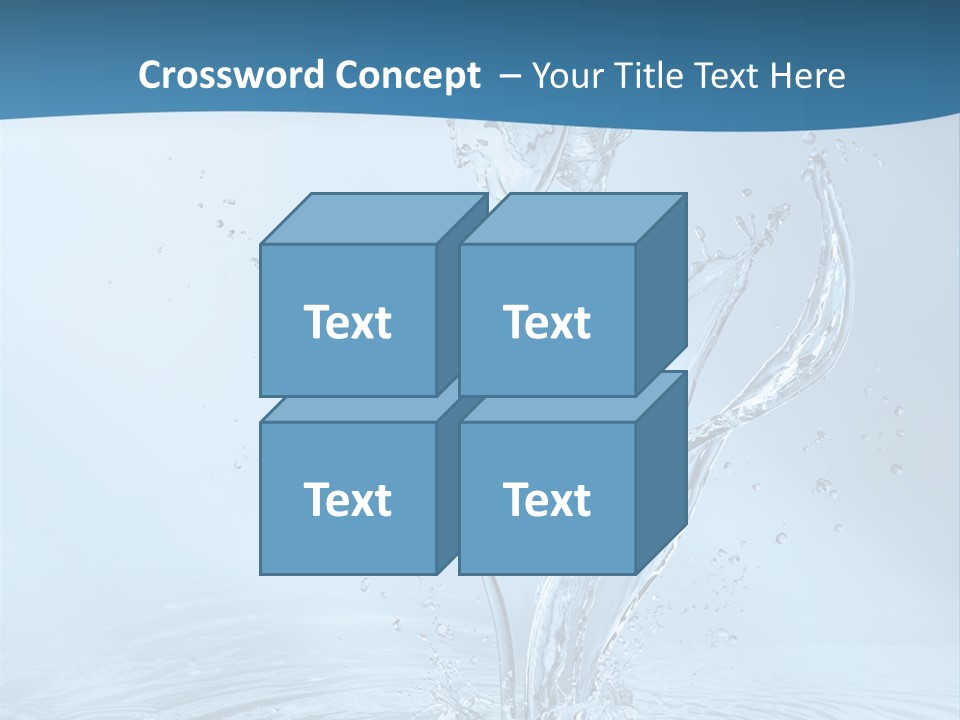 Studio Blue Ripple PowerPoint Template