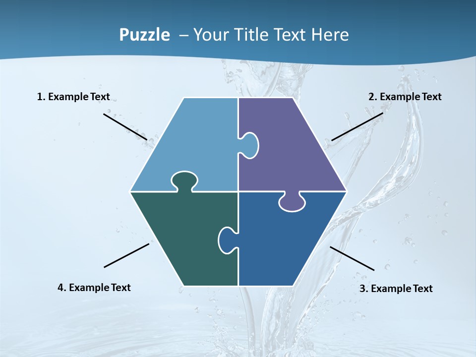 Studio Blue Ripple PowerPoint Template