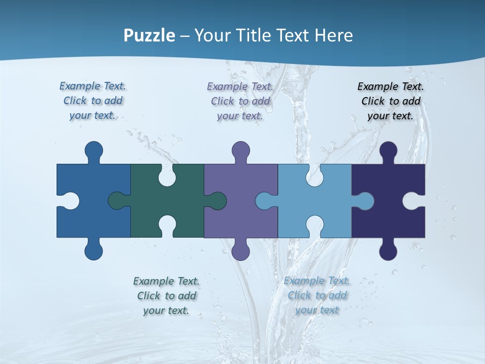 Studio Blue Ripple PowerPoint Template