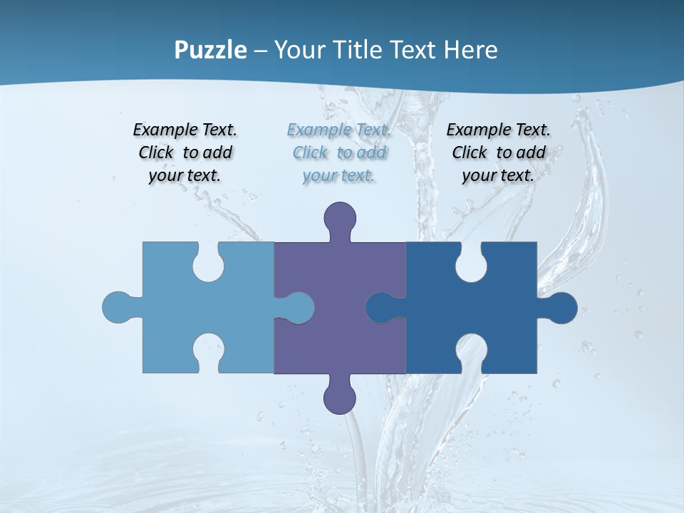 Studio Blue Ripple PowerPoint Template