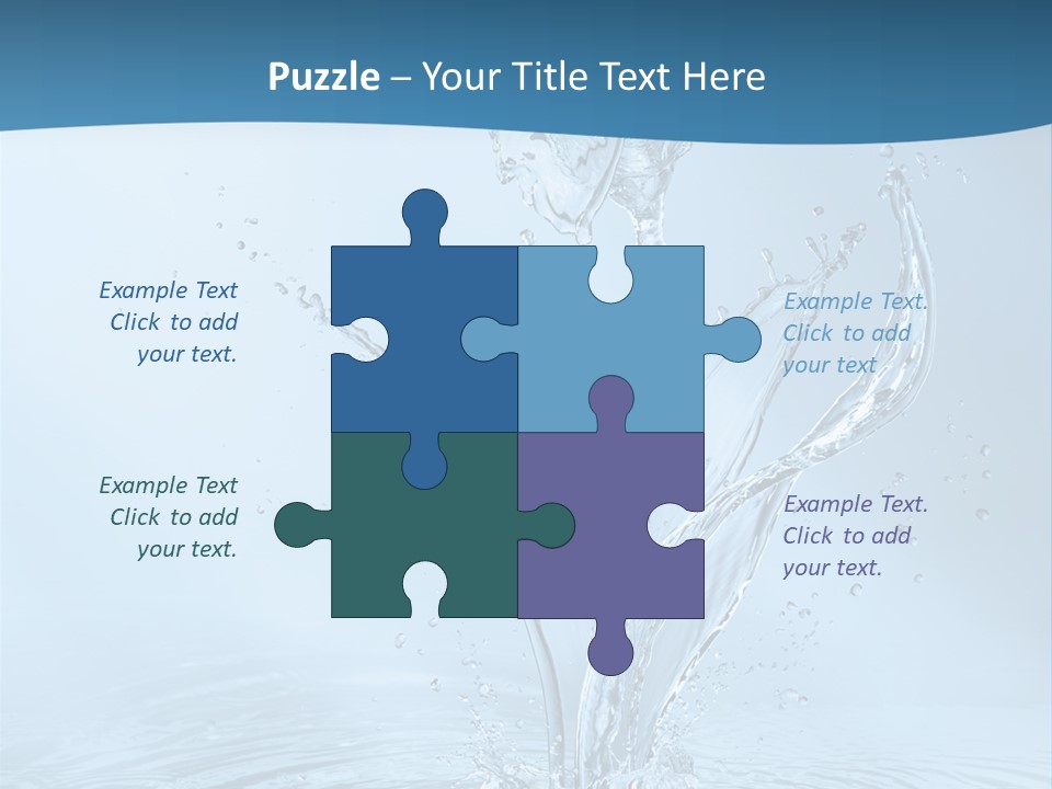 Studio Blue Ripple PowerPoint Template