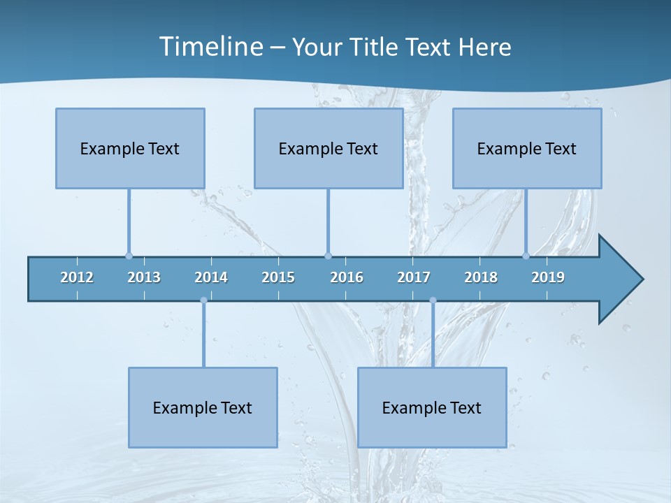 Studio Blue Ripple PowerPoint Template