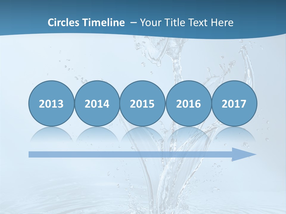 Studio Blue Ripple PowerPoint Template