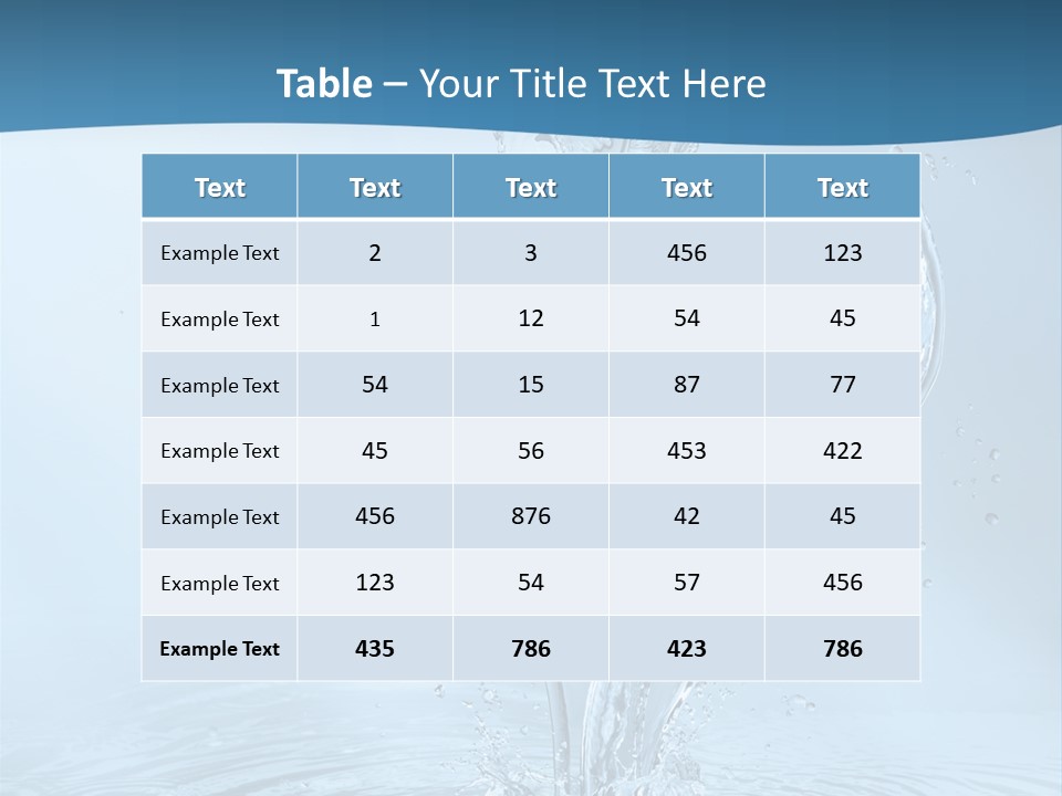 Studio Blue Ripple PowerPoint Template
