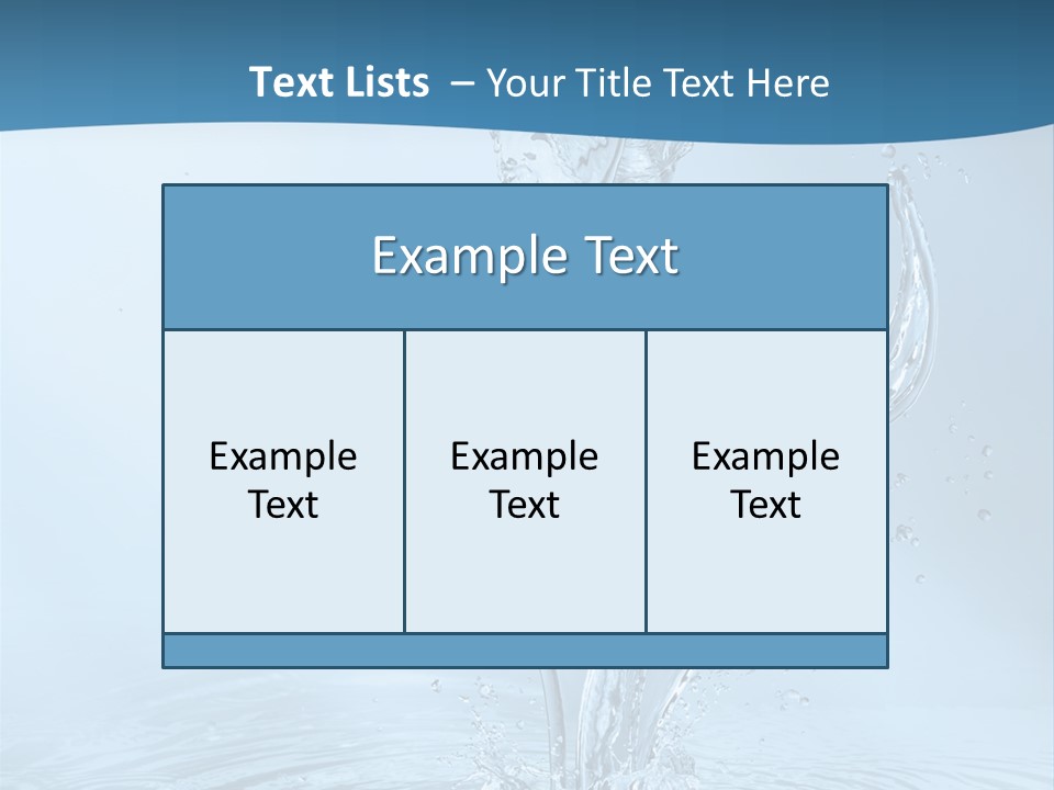 Studio Blue Ripple PowerPoint Template