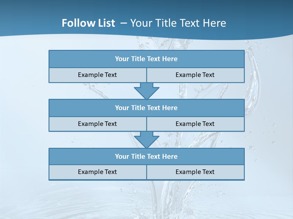 Studio Blue Ripple PowerPoint Template