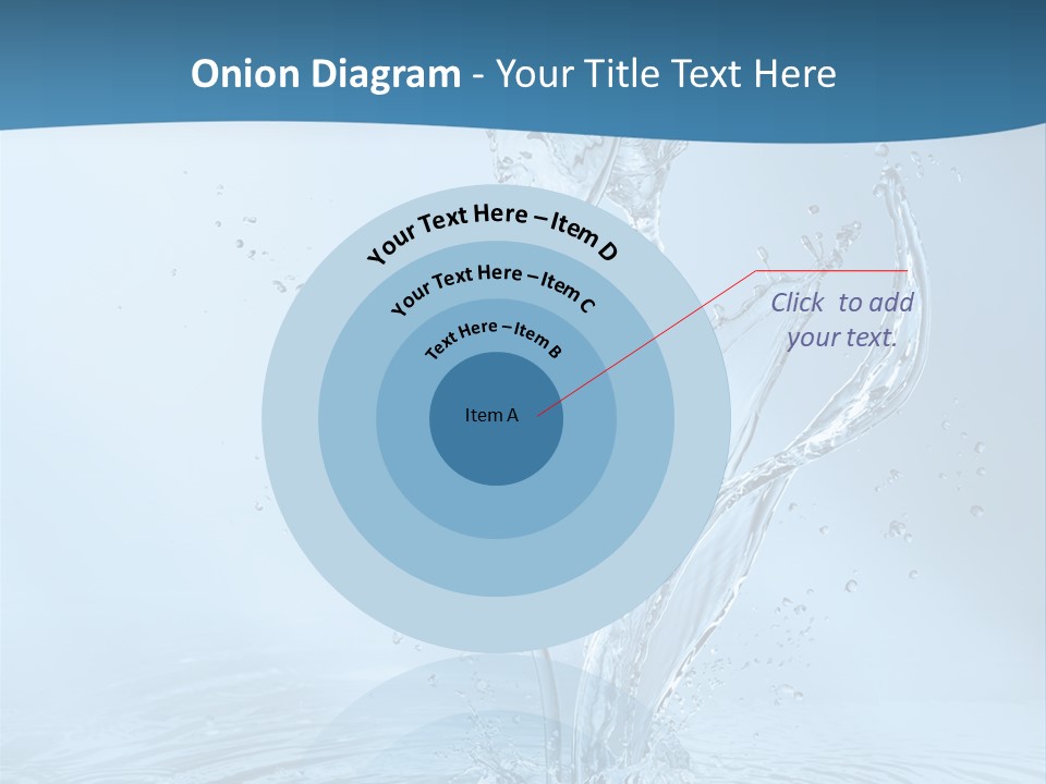 Studio Blue Ripple PowerPoint Template