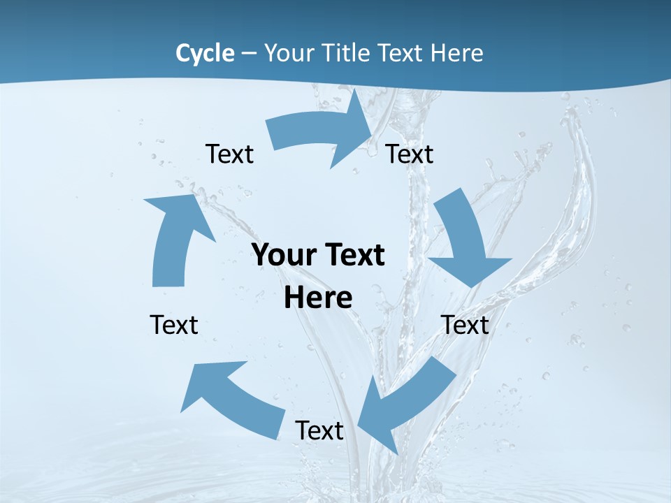 Studio Blue Ripple PowerPoint Template