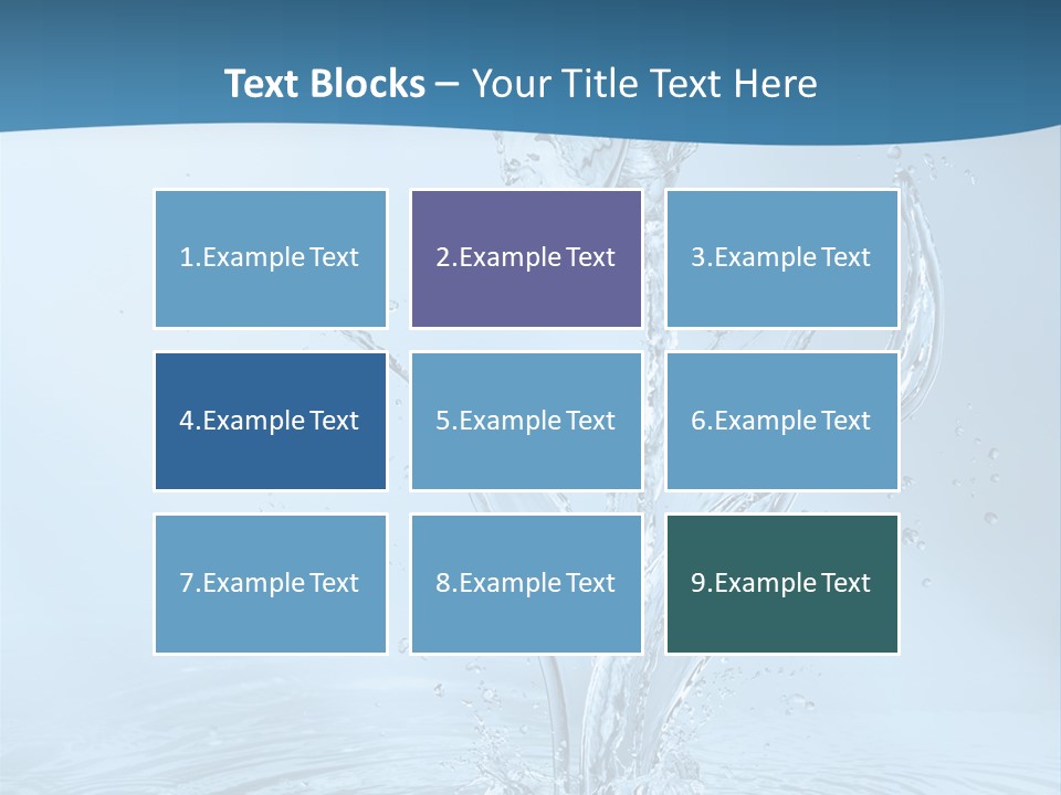 Studio Blue Ripple PowerPoint Template