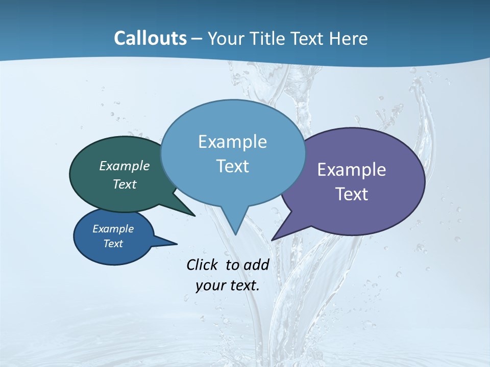 Studio Blue Ripple PowerPoint Template