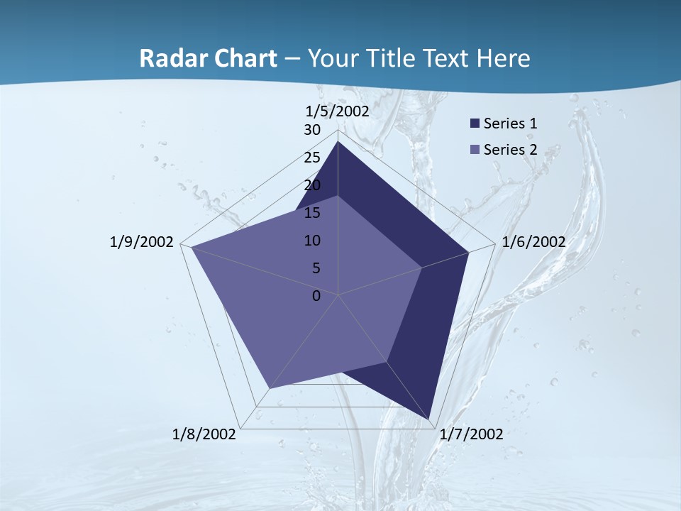 Studio Blue Ripple PowerPoint Template