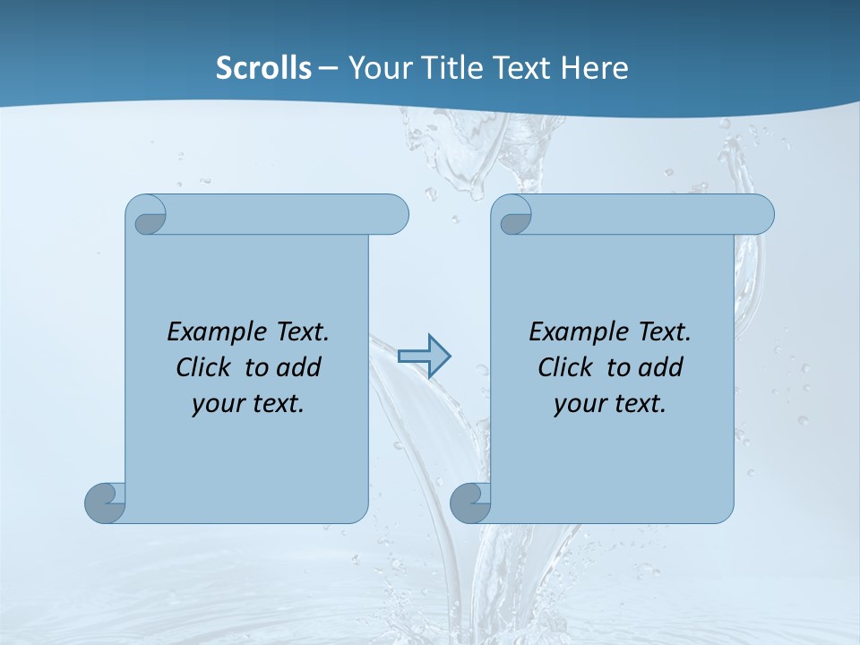 Studio Blue Ripple PowerPoint Template