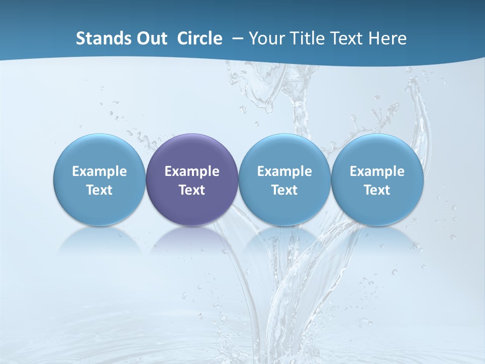 Studio Blue Ripple PowerPoint Template