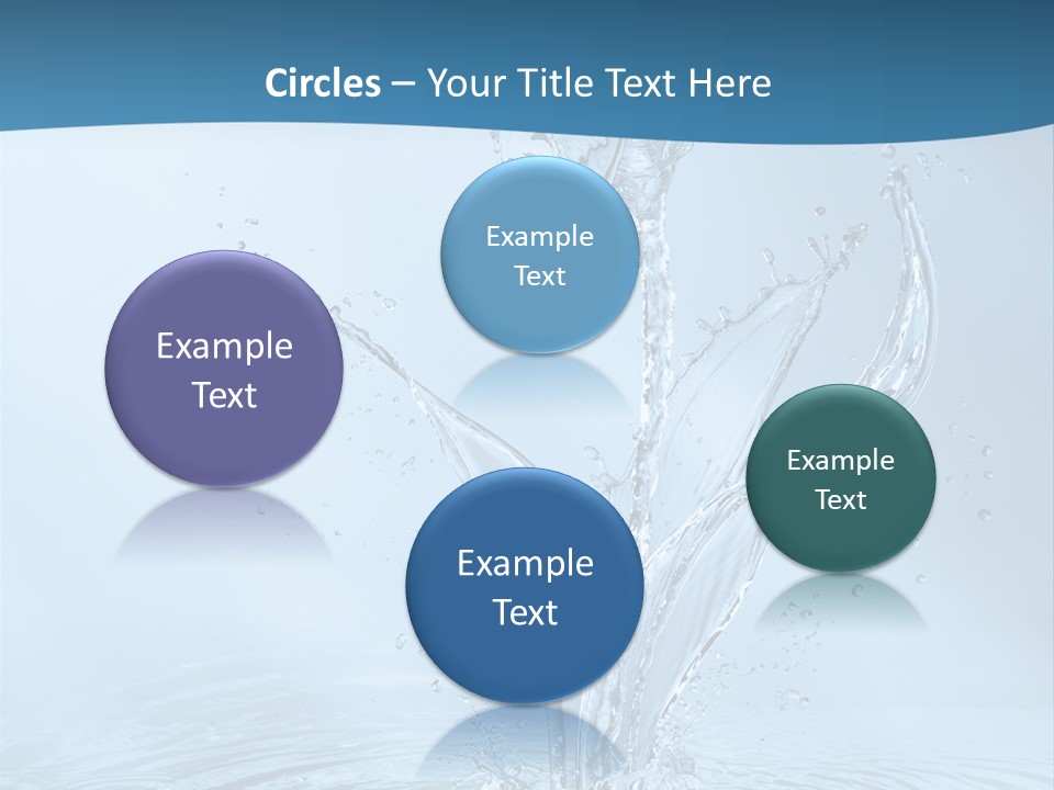 Studio Blue Ripple PowerPoint Template