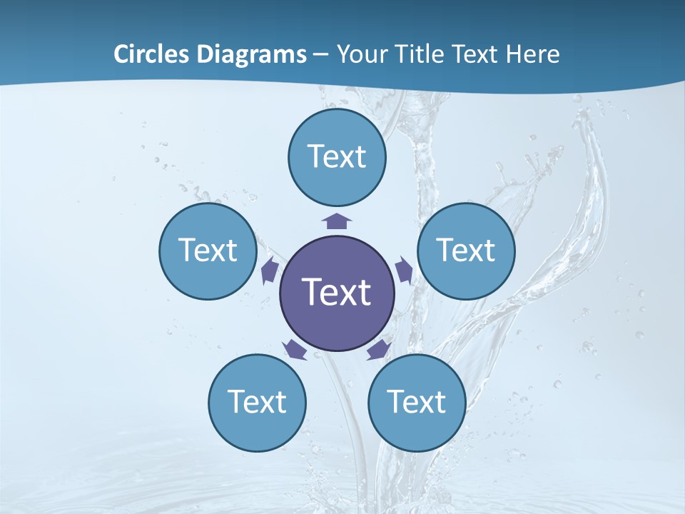 Studio Blue Ripple PowerPoint Template