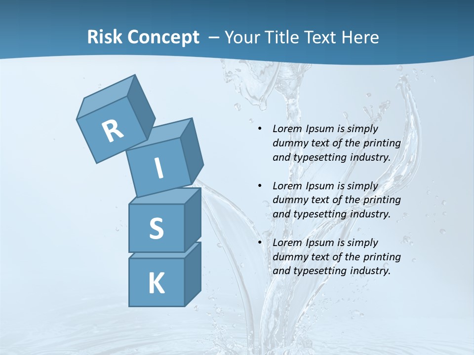 Studio Blue Ripple PowerPoint Template