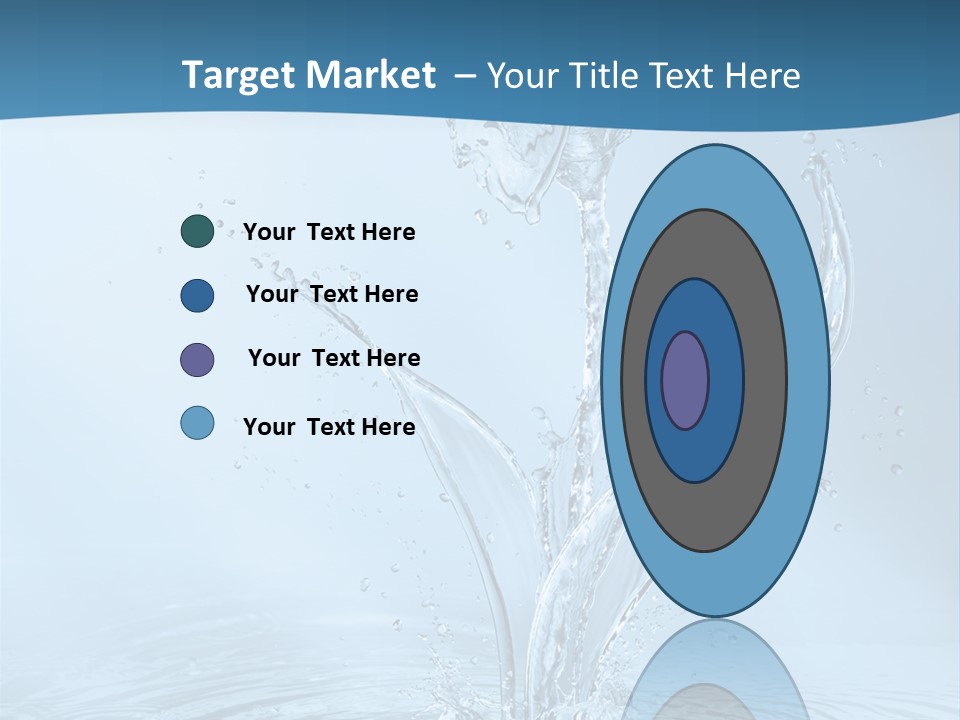 Studio Blue Ripple PowerPoint Template