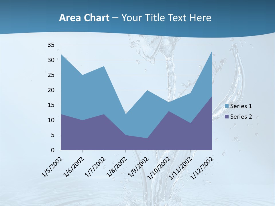 Studio Blue Ripple PowerPoint Template