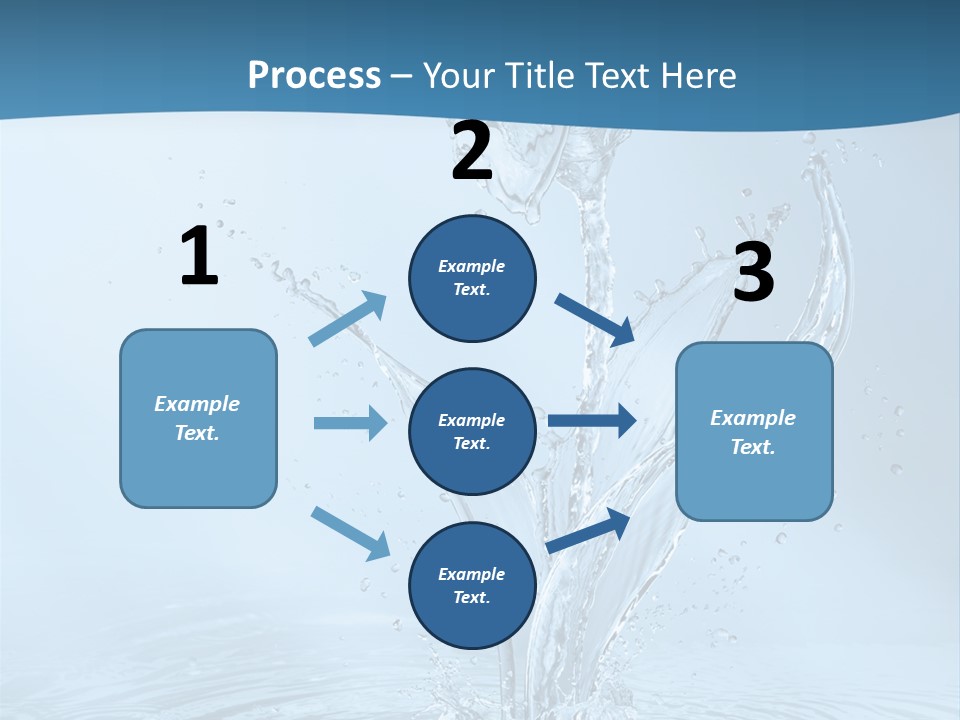 Studio Blue Ripple PowerPoint Template