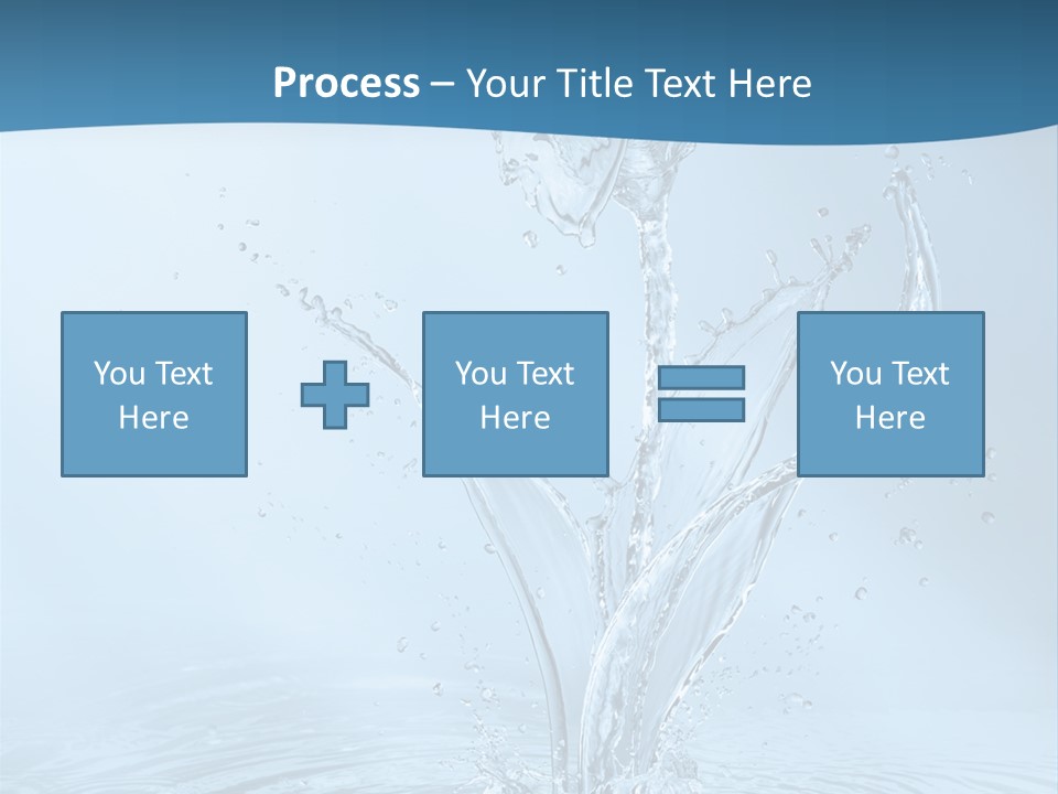 Studio Blue Ripple PowerPoint Template