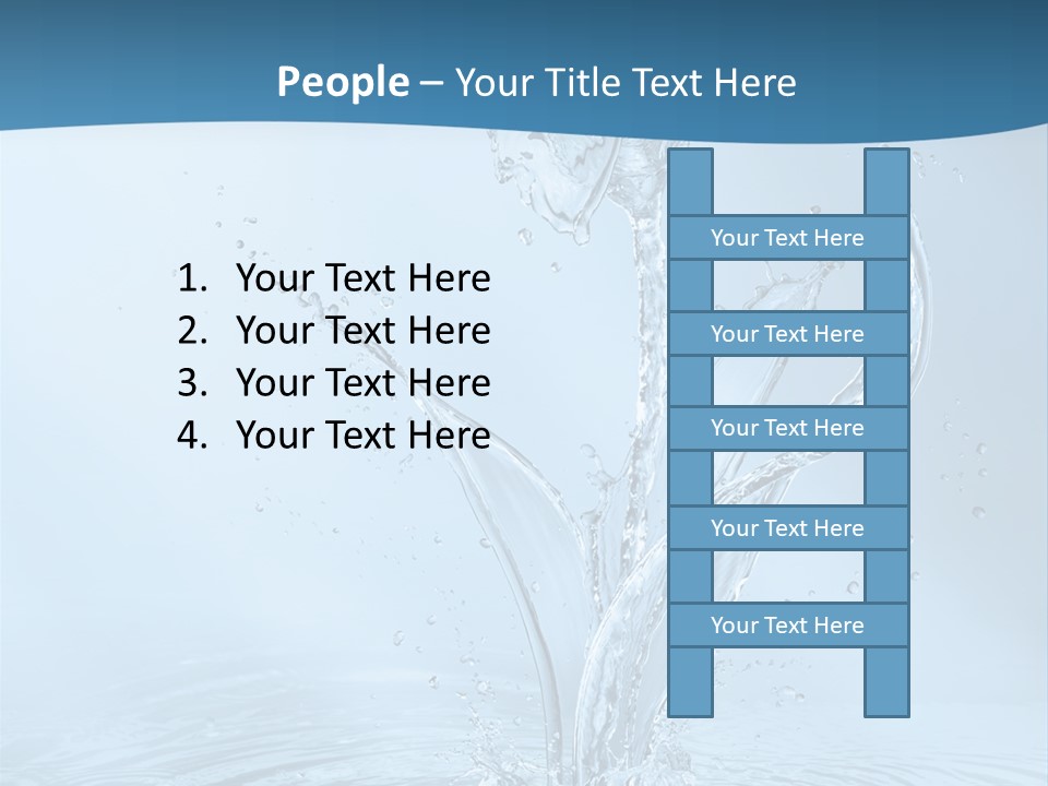 Studio Blue Ripple PowerPoint Template