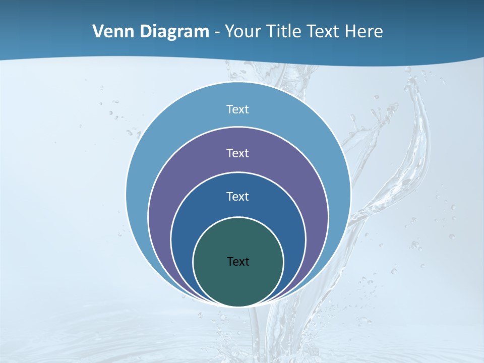 Studio Blue Ripple PowerPoint Template