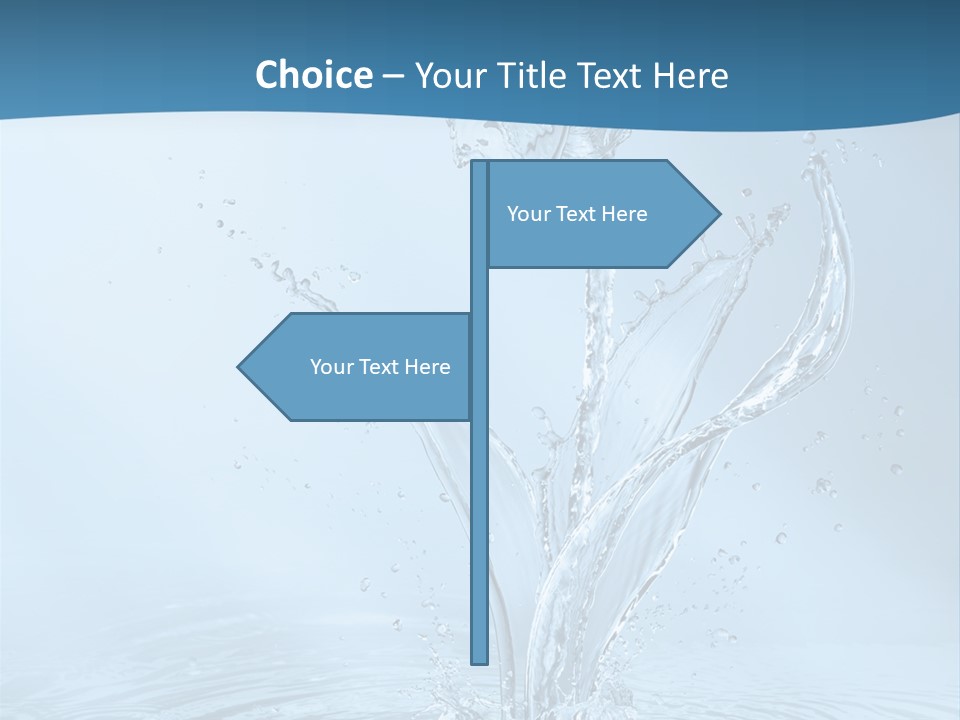 Studio Blue Ripple PowerPoint Template