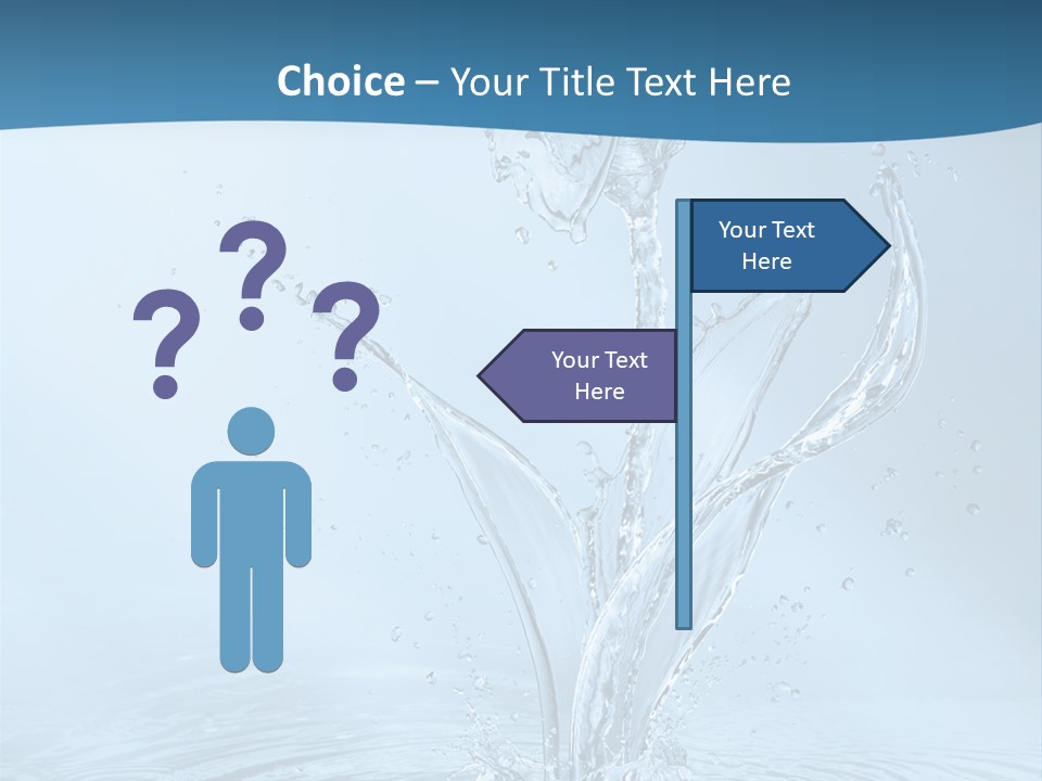 Studio Blue Ripple PowerPoint Template