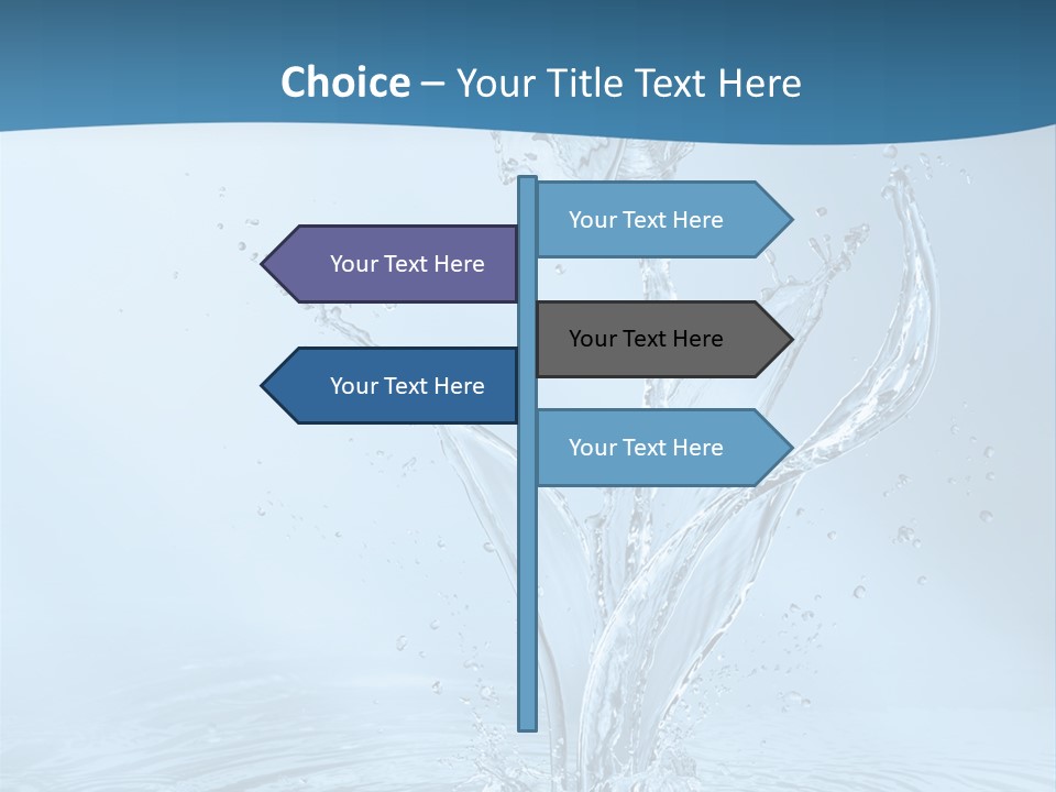 Studio Blue Ripple PowerPoint Template