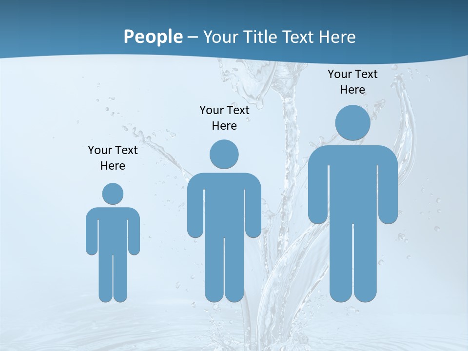 Studio Blue Ripple PowerPoint Template