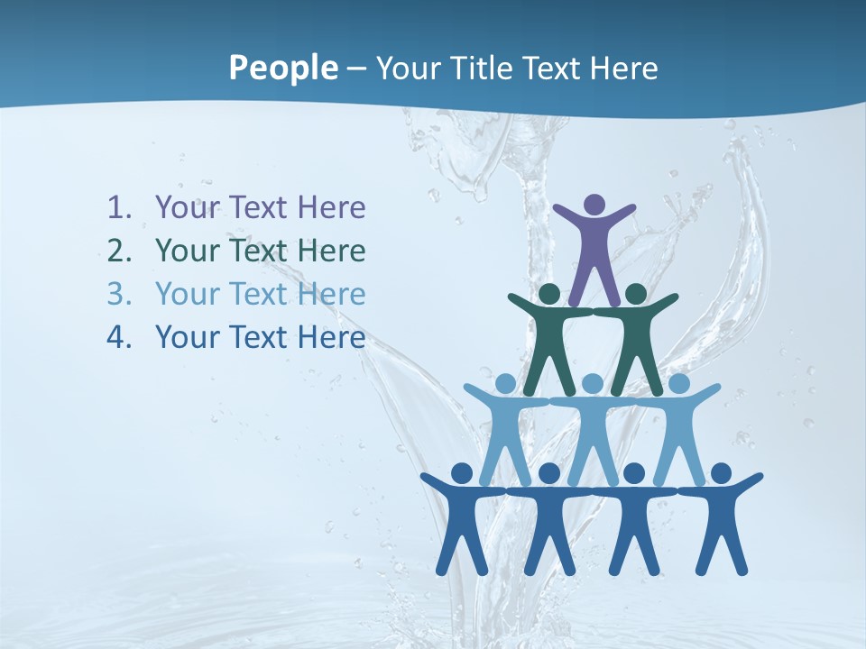 Studio Blue Ripple PowerPoint Template
