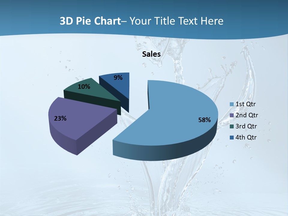 Studio Blue Ripple PowerPoint Template