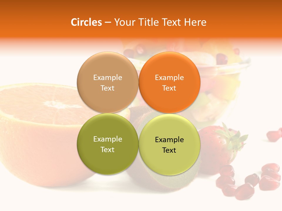 Fresh Sweet Vegetarian PowerPoint Template