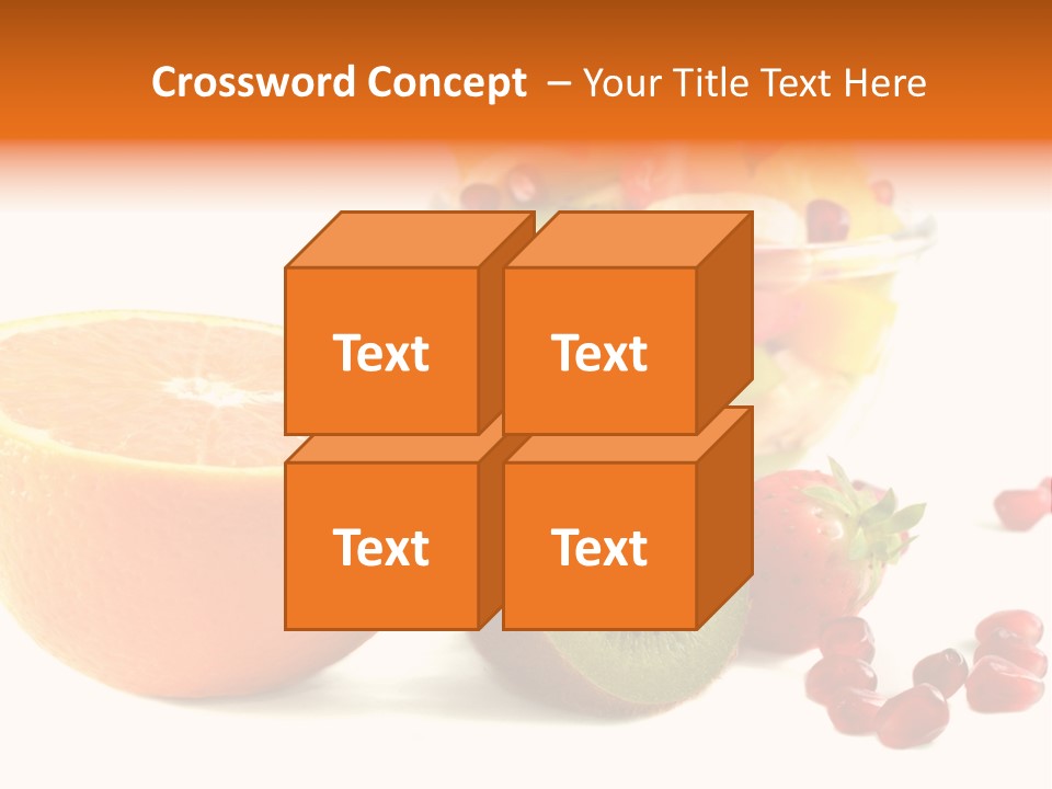 Fresh Sweet Vegetarian PowerPoint Template