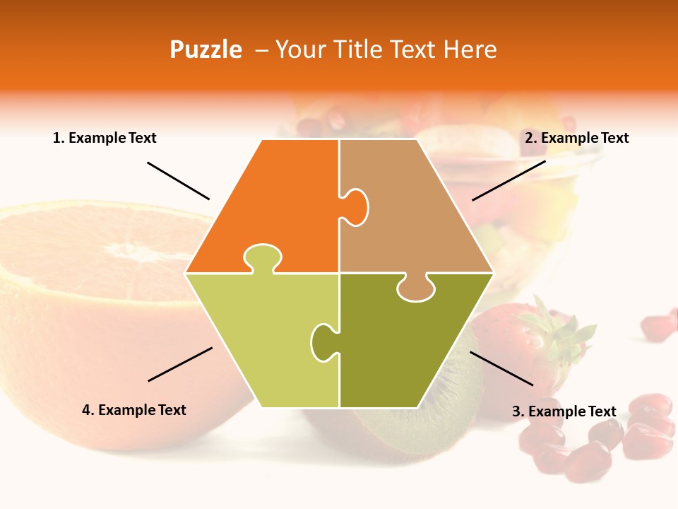 Fresh Sweet Vegetarian PowerPoint Template