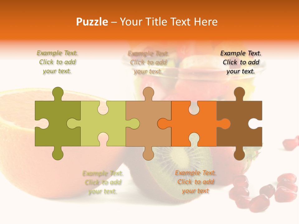 Fresh Sweet Vegetarian PowerPoint Template