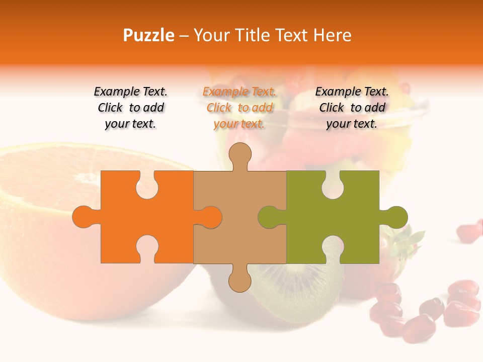 Fresh Sweet Vegetarian PowerPoint Template