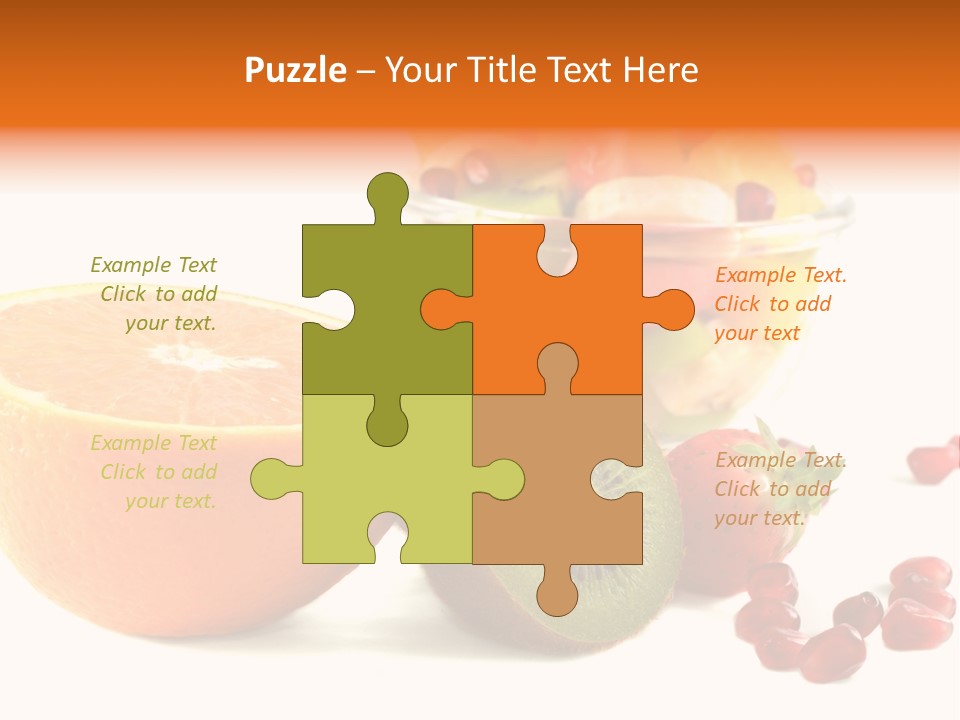 Fresh Sweet Vegetarian PowerPoint Template