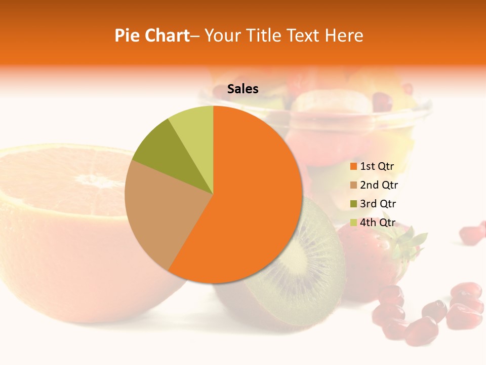 Fresh Sweet Vegetarian PowerPoint Template