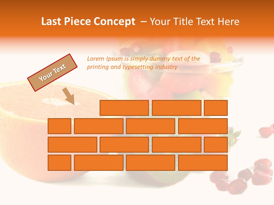 Fresh Sweet Vegetarian PowerPoint Template